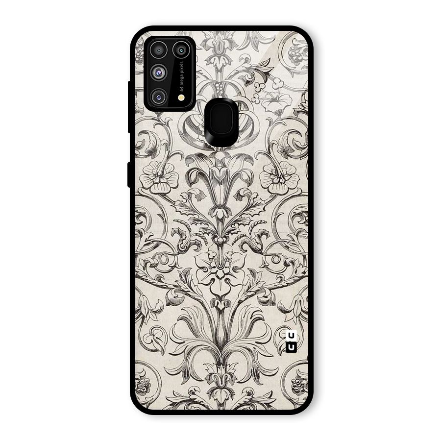 Pleasing Artsy Design Glass Back Case for Galaxy F41