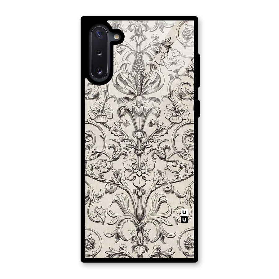 Pleasing Artsy Design Glass Back Case for Galaxy Note 10