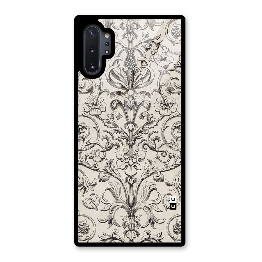 Pleasing Artsy Design Glass Back Case for Galaxy Note 10 Plus
