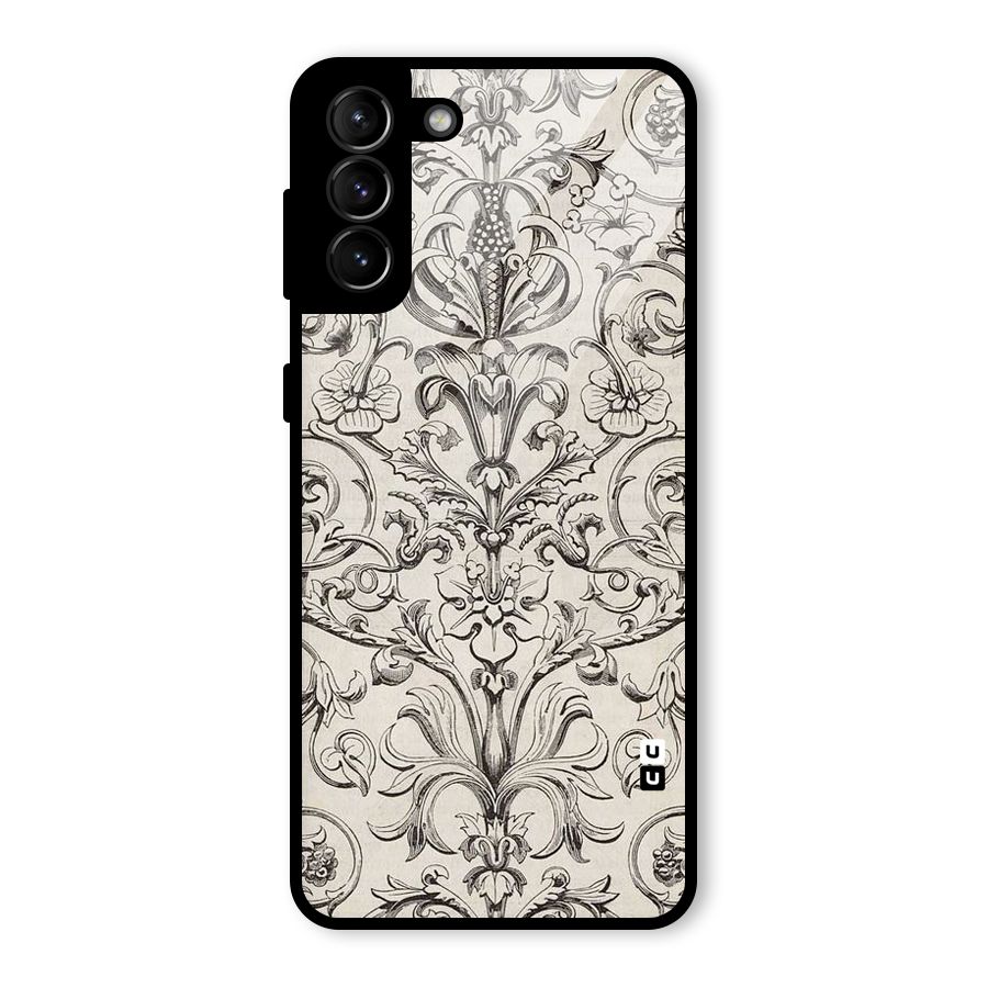 Pleasing Artsy Design Glass Back Case for Galaxy S21 Plus