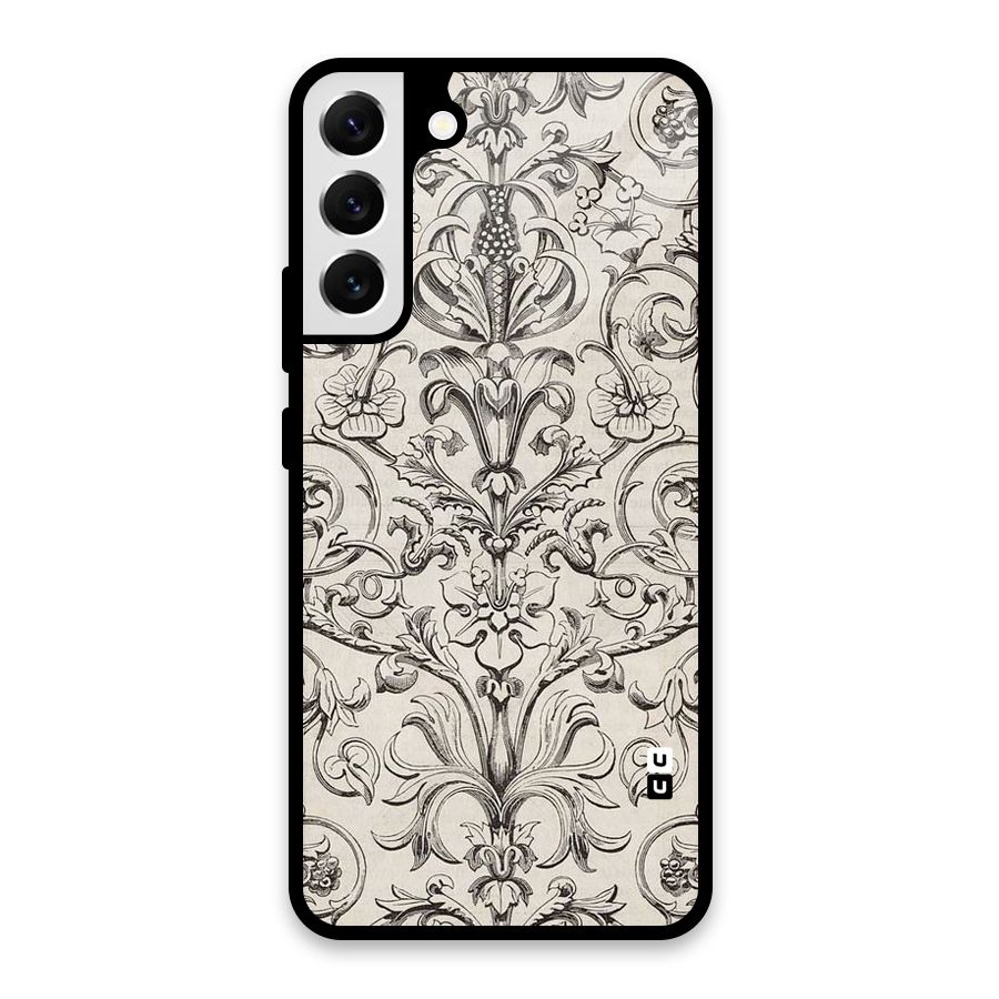 Pleasing Artsy Design Glass Back Case for Galaxy S22 Plus 5G