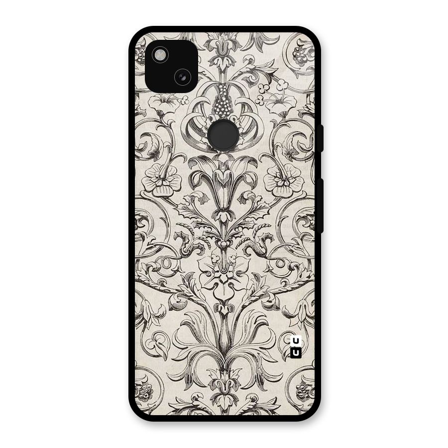 Pleasing Artsy Design Glass Back Case for Google Pixel 4a