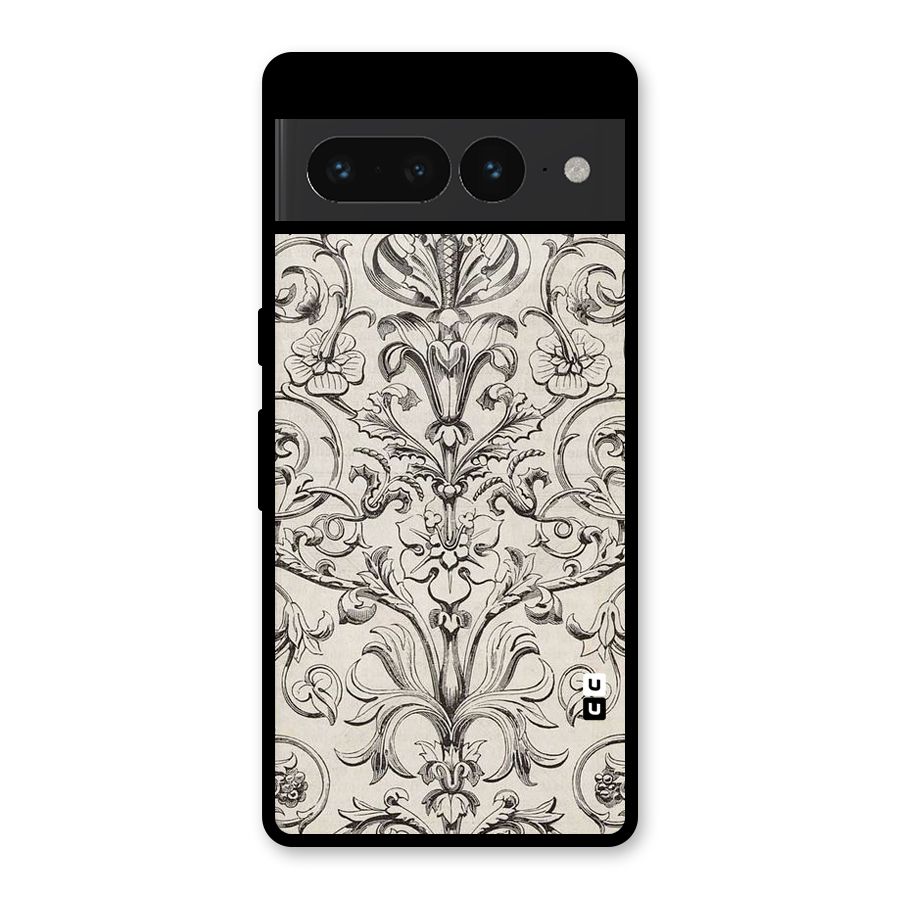 Pleasing Artsy Design Glass Back Case for Google Pixel 7 Pro