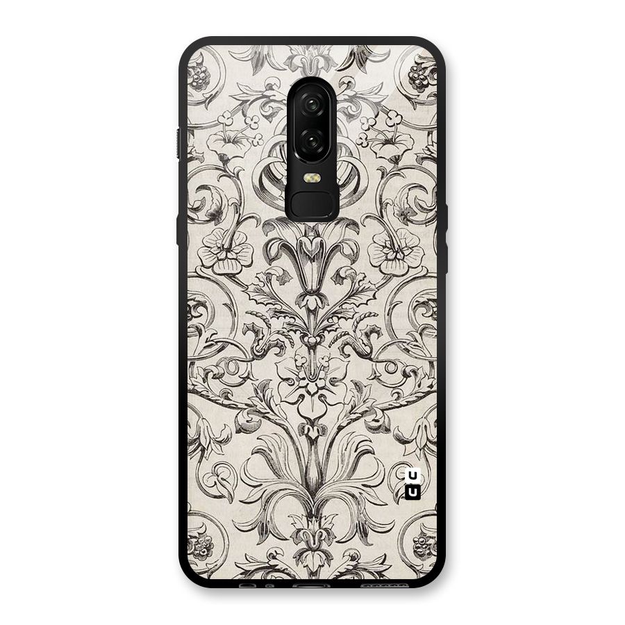 Pleasing Artsy Design Glass Back Case for OnePlus 6