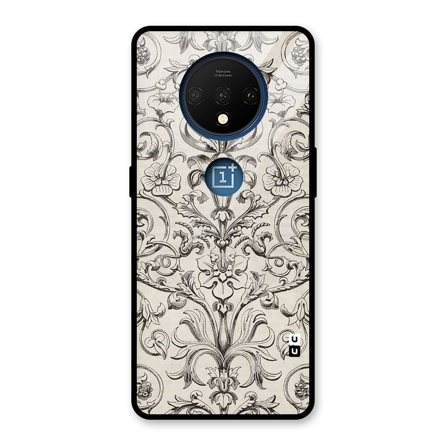 Pleasing Artsy Design Glass Back Case for OnePlus 7T