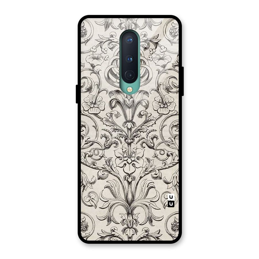 Pleasing Artsy Design Glass Back Case for OnePlus 8