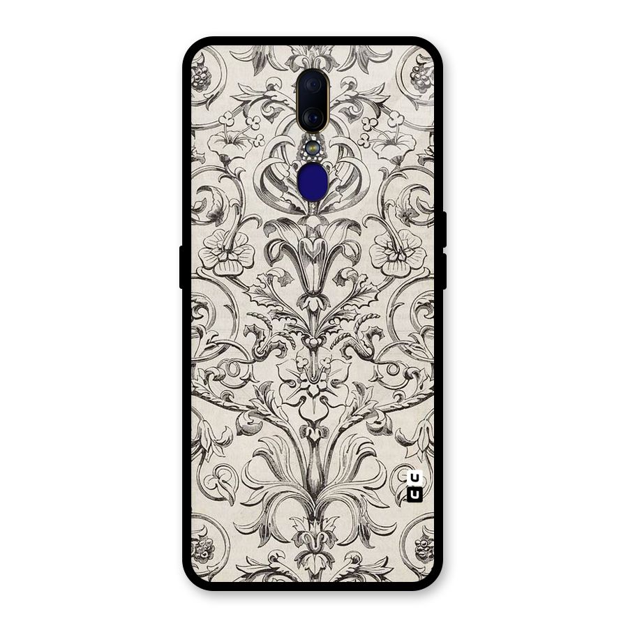 Pleasing Artsy Design Glass Back Case for Oppo F11