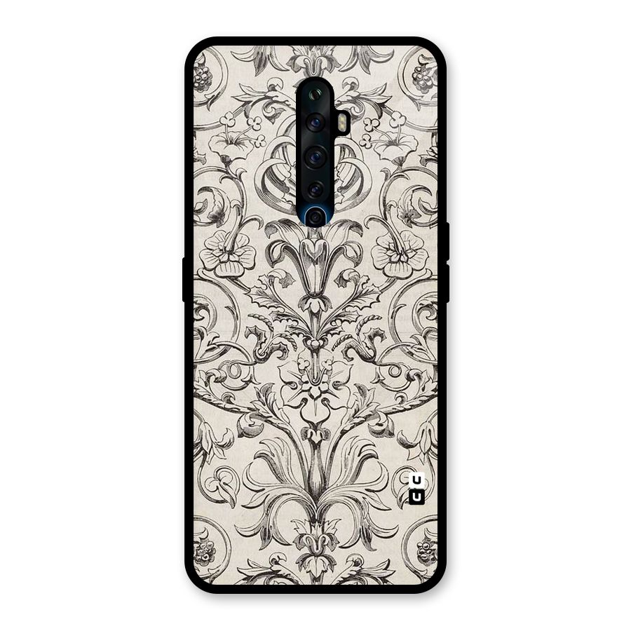Pleasing Artsy Design Glass Back Case for Oppo Reno2 F