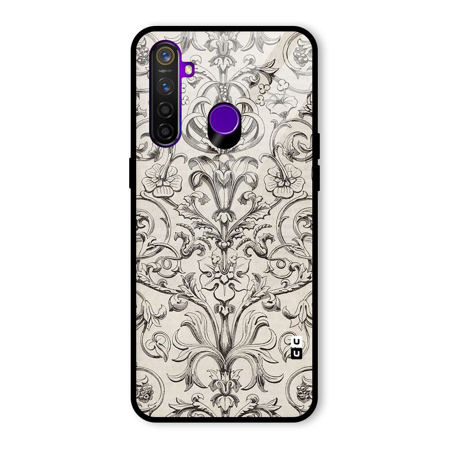 Pleasing Artsy Design Glass Back Case for Realme 5 Pro