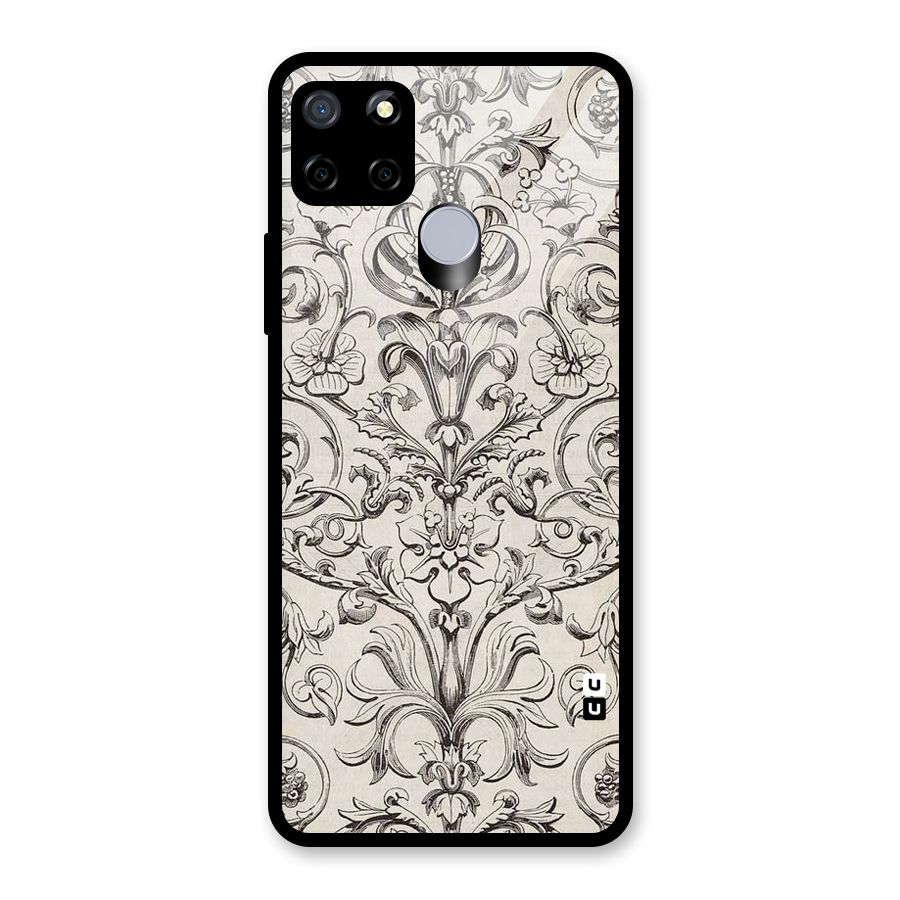 Pleasing Artsy Design Glass Back Case for Realme C12