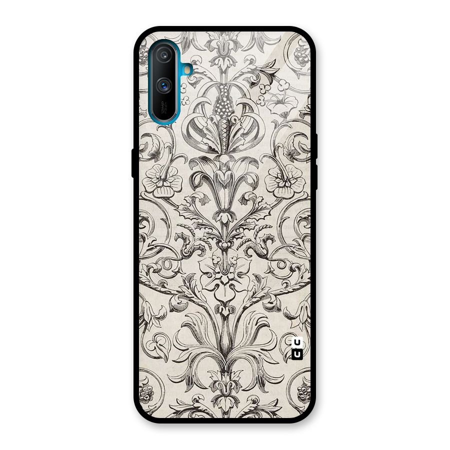 Pleasing Artsy Design Glass Back Case for Realme C3