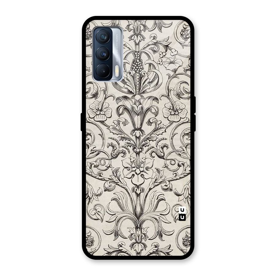 Pleasing Artsy Design Glass Back Case for Realme X7