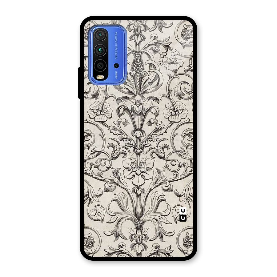 Pleasing Artsy Design Glass Back Case for Redmi 9 Power