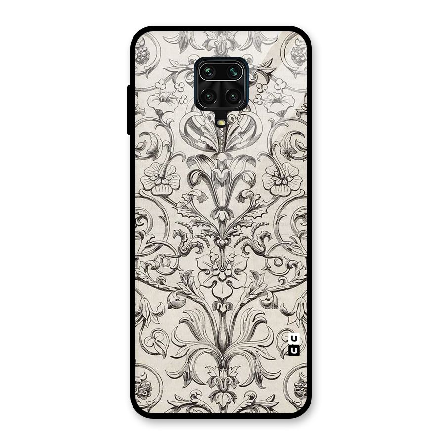 Pleasing Artsy Design Glass Back Case for Redmi Note 9 Pro Max