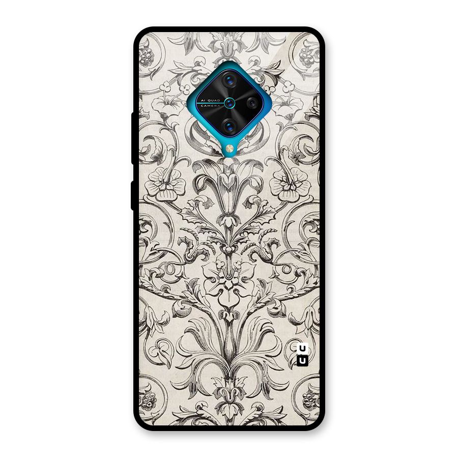 Pleasing Artsy Design Glass Back Case for Vivo S1 Pro