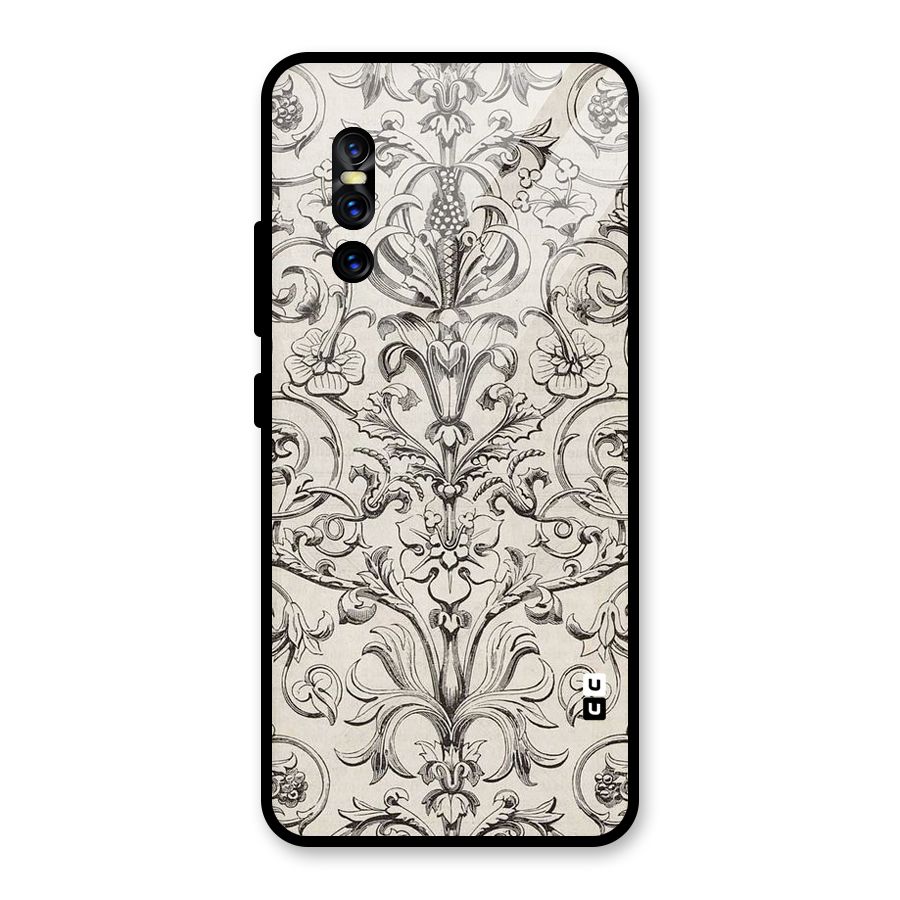 Pleasing Artsy Design Glass Back Case for Vivo V15 Pro