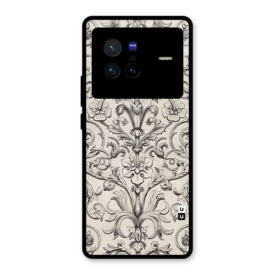 Pleasing Artsy Design Glass Back Case for Vivo X80