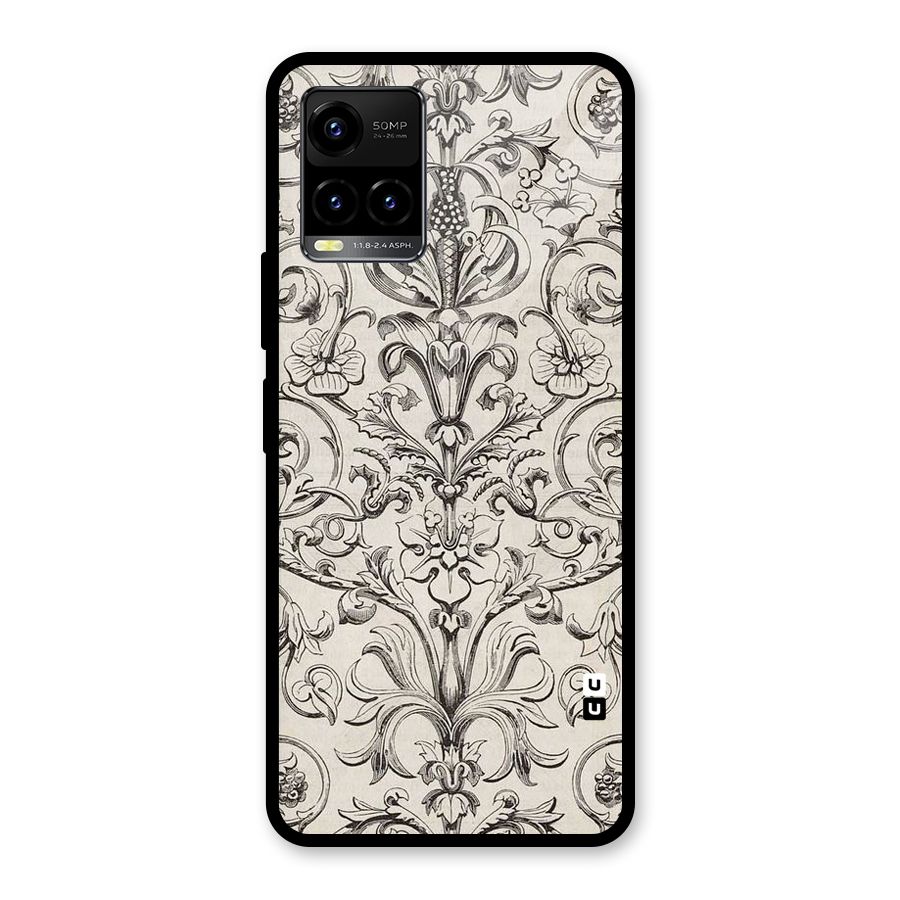 Pleasing Artsy Design Glass Back Case for Vivo Y21T
