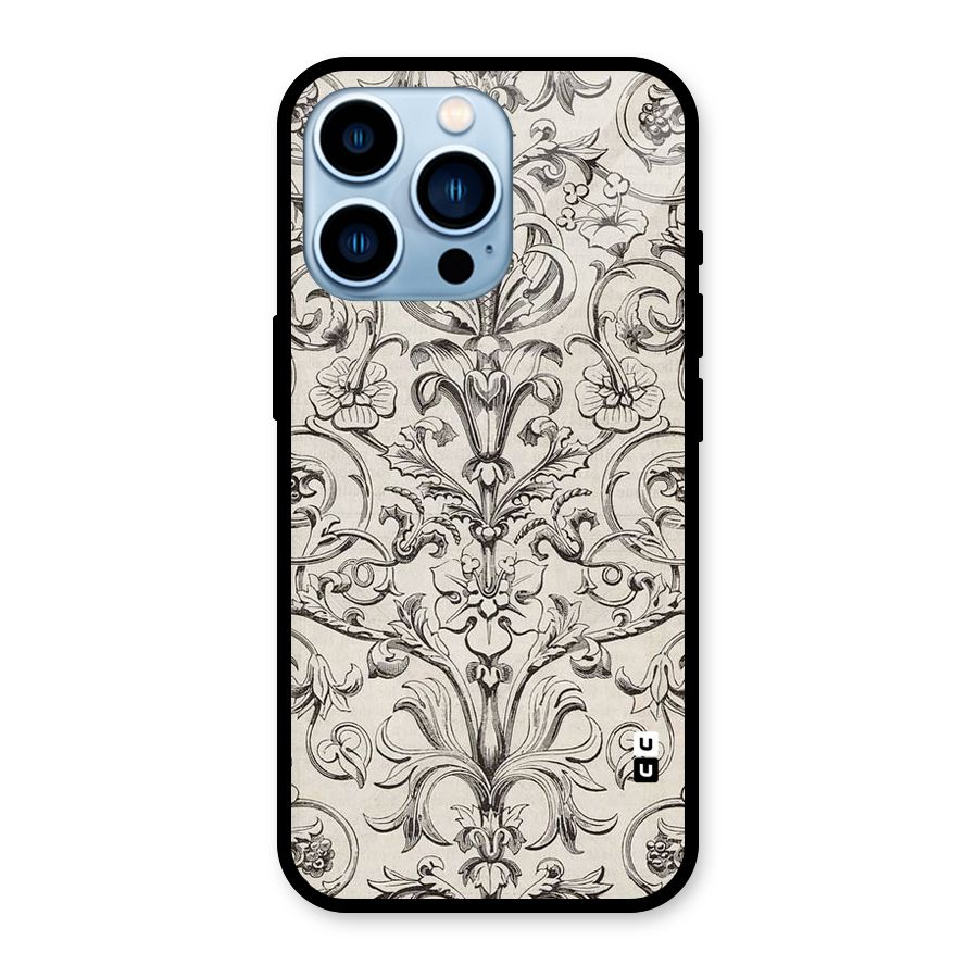 Pleasing Artsy Design Glass Back Case for iPhone 13 Pro