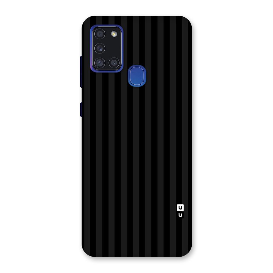 Pleasing Dark Stripes Back Case for Galaxy A21s
