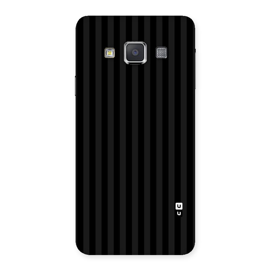 Pleasing Dark Stripes Back Case for Galaxy A3