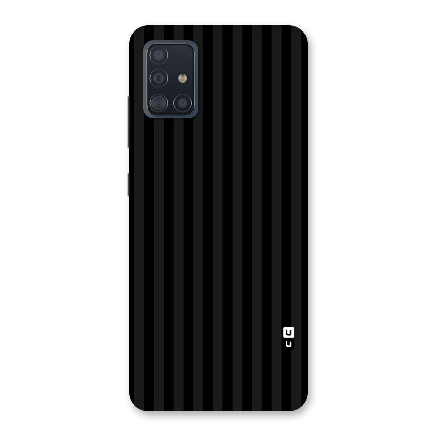 Pleasing Dark Stripes Back Case for Galaxy A51