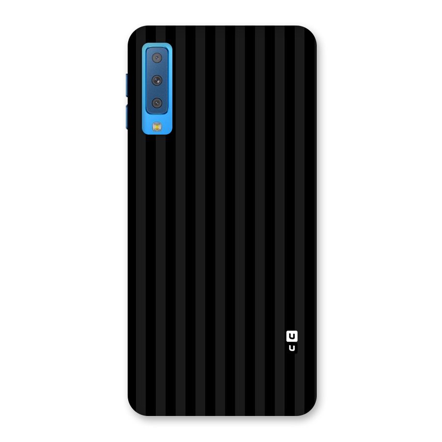 Pleasing Dark Stripes Back Case for Galaxy A7 (2018)