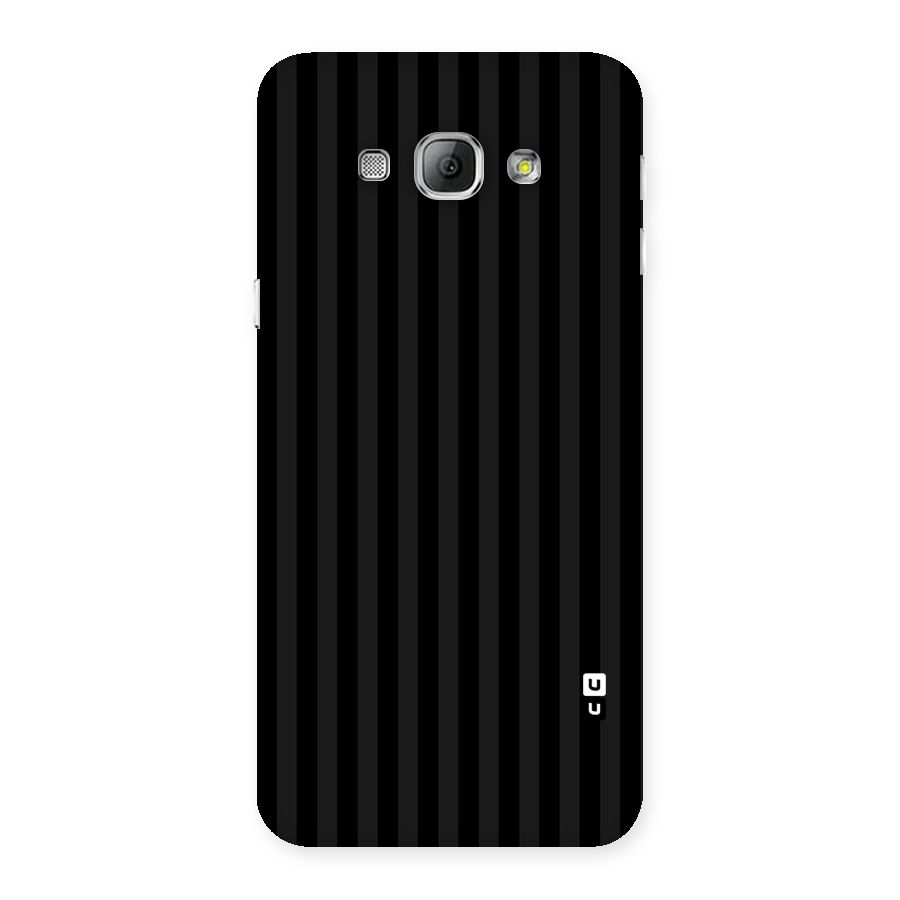 Pleasing Dark Stripes Back Case for Galaxy A8