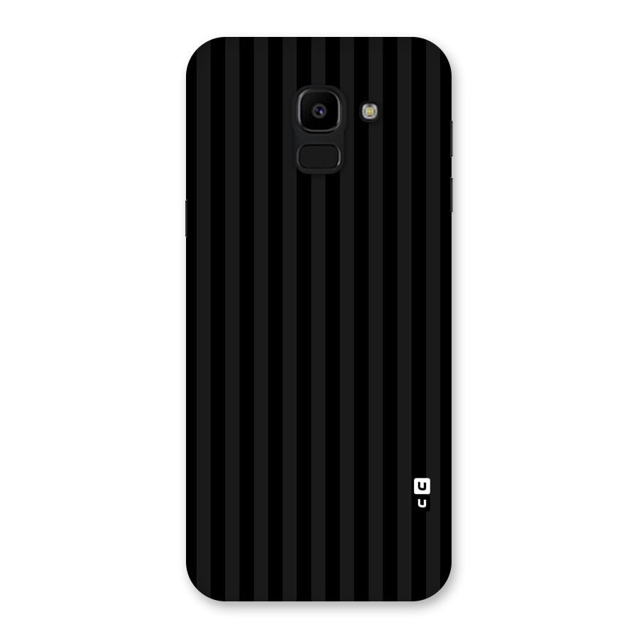 Pleasing Dark Stripes Back Case for Galaxy J6