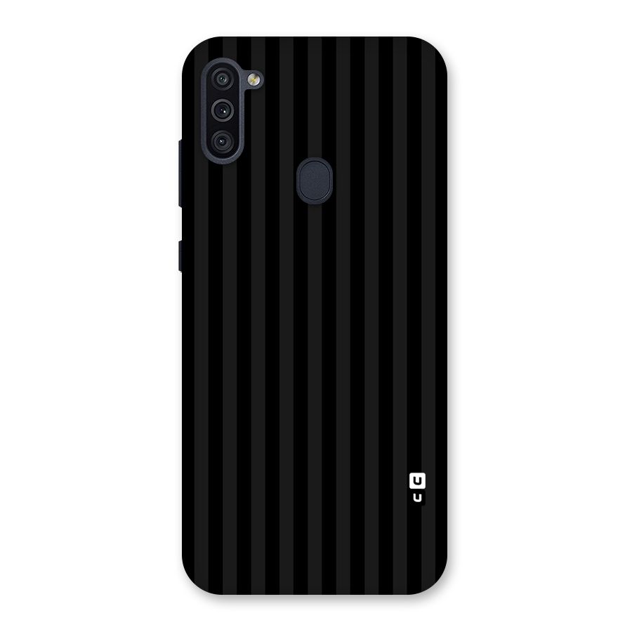 Pleasing Dark Stripes Back Case for Galaxy M11
