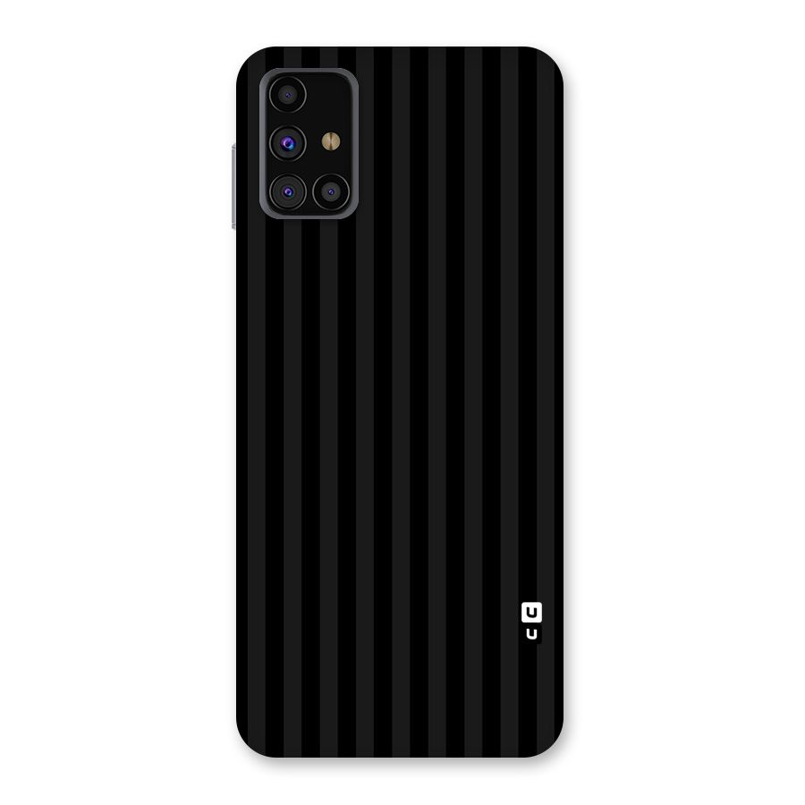 Pleasing Dark Stripes Back Case for Galaxy M31s