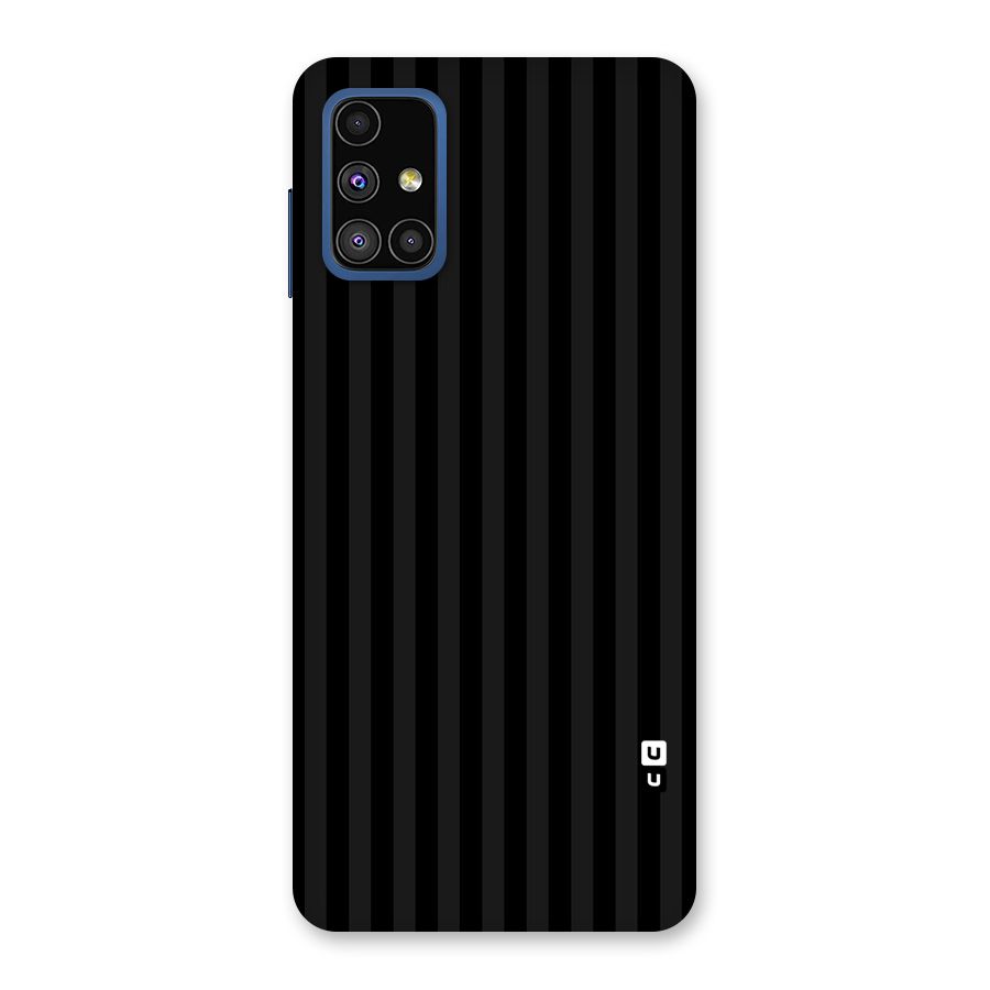 Pleasing Dark Stripes Back Case for Galaxy M51
