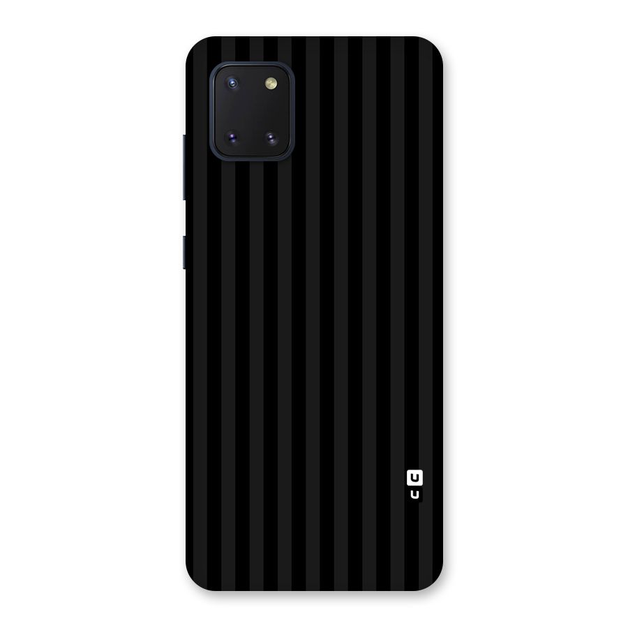 Pleasing Dark Stripes Back Case for Galaxy Note 10 Lite