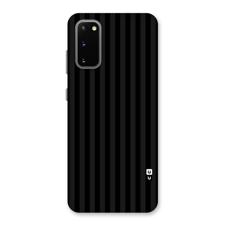 Pleasing Dark Stripes Back Case for Galaxy S20
