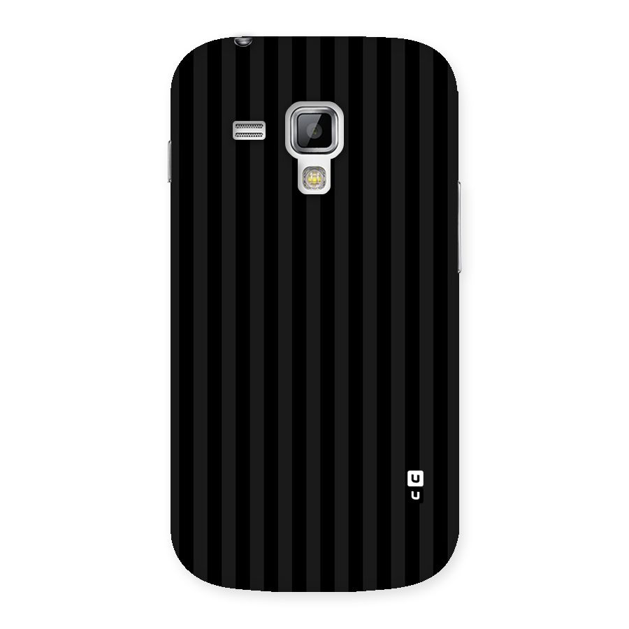 Pleasing Dark Stripes Back Case for Galaxy S Duos