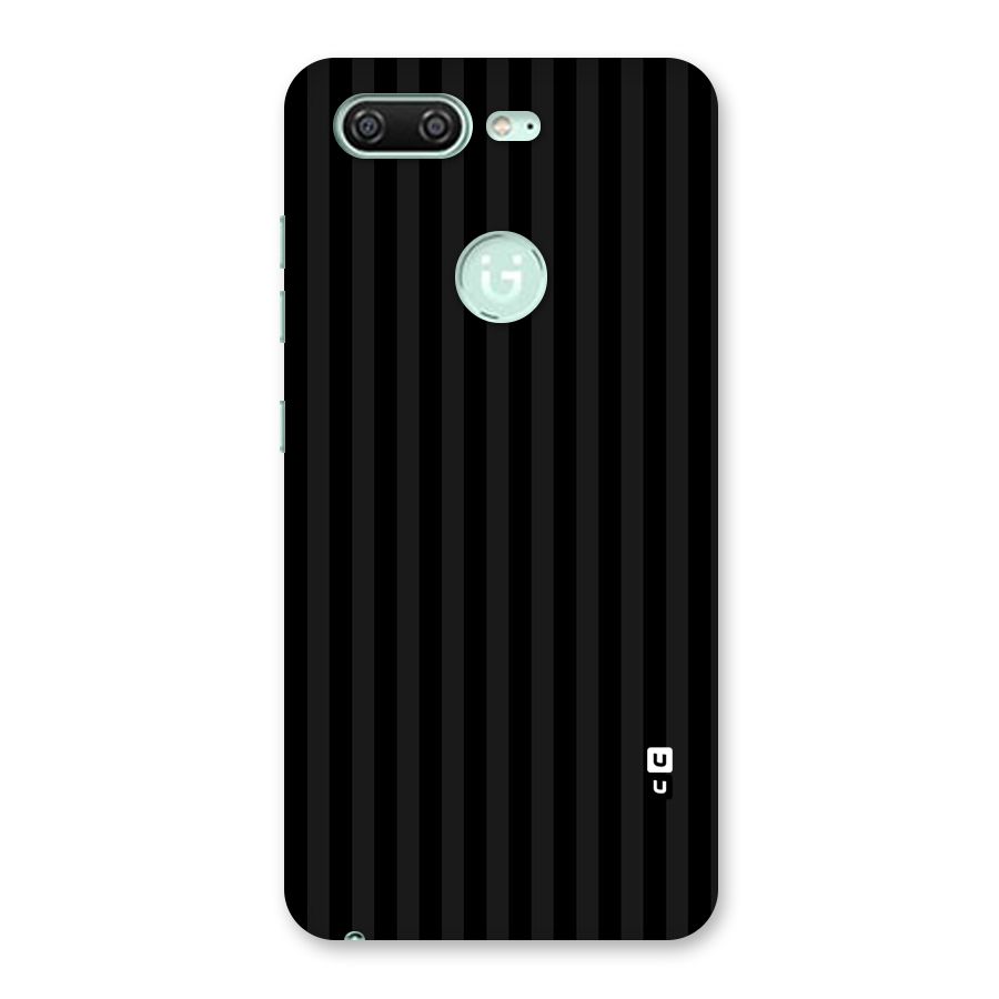 Pleasing Dark Stripes Back Case for Gionee S10