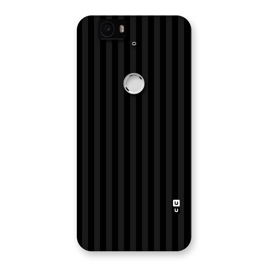Pleasing Dark Stripes Back Case for Google Nexus-6P