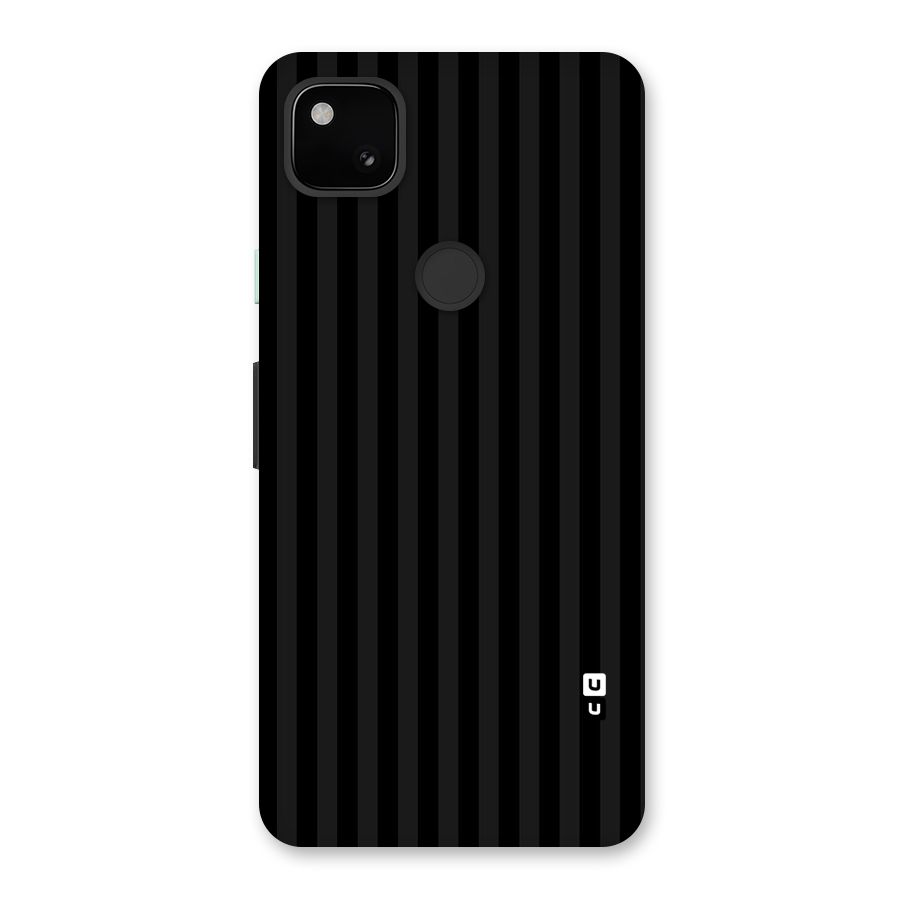 Pleasing Dark Stripes Back Case for Google Pixel 4a