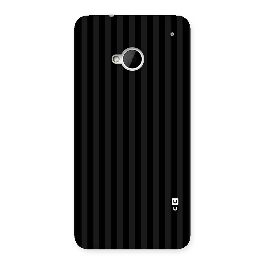 Pleasing Dark Stripes Back Case for HTC One M7