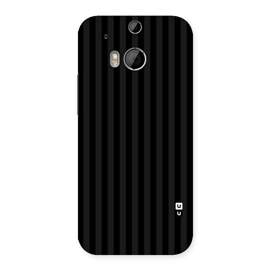 Pleasing Dark Stripes Back Case for HTC One M8