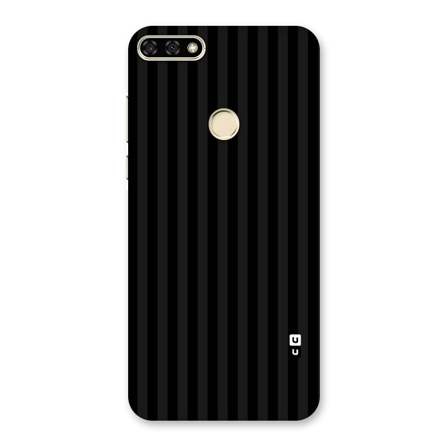Pleasing Dark Stripes Back Case for Honor 7A