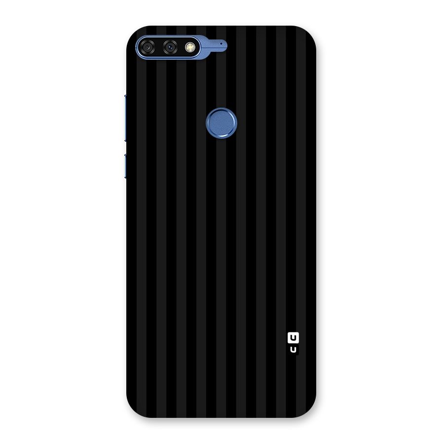 Pleasing Dark Stripes Back Case for Honor 7C