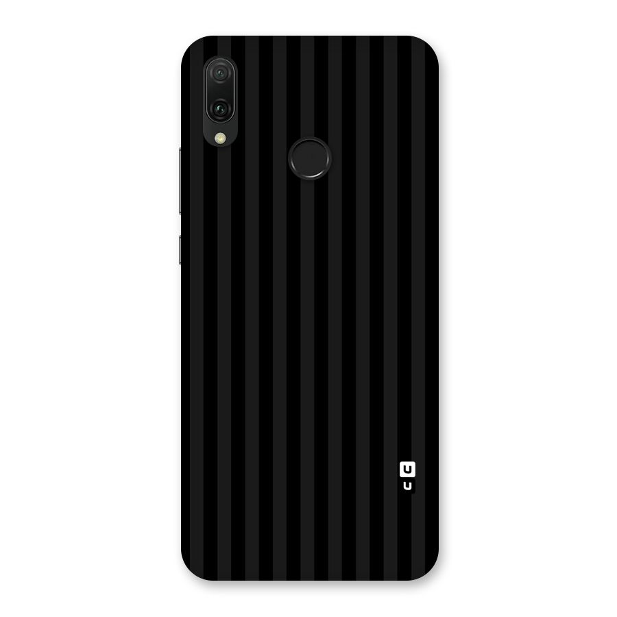 Pleasing Dark Stripes Back Case for Huawei Y9 (2019)