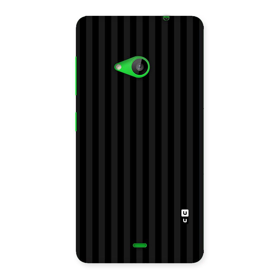 Pleasing Dark Stripes Back Case for Lumia 535