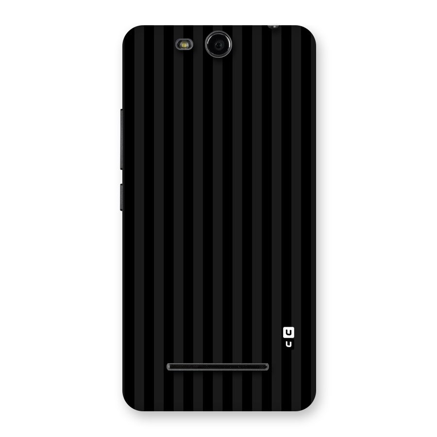 Pleasing Dark Stripes Back Case for Micromax Canvas Juice 3 Q392