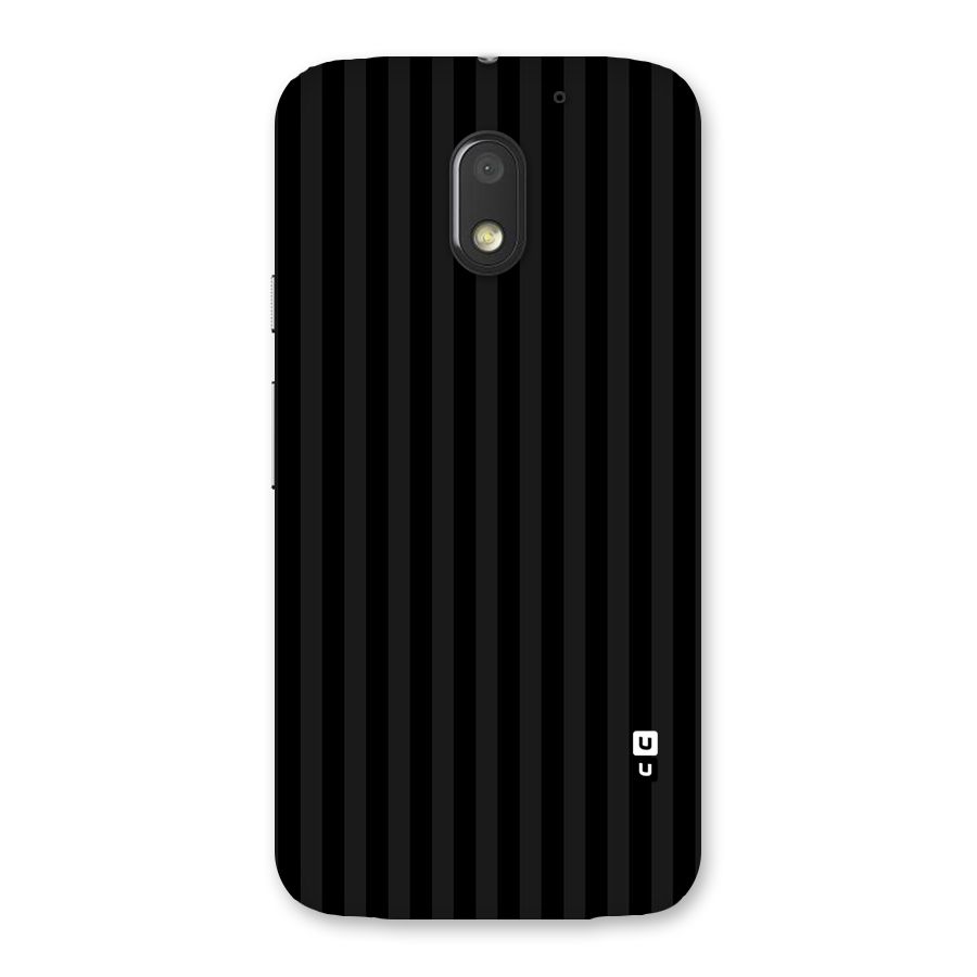 Pleasing Dark Stripes Back Case for Moto E3 Power