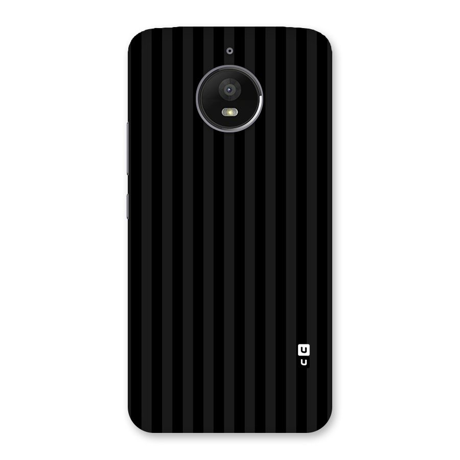 Pleasing Dark Stripes Back Case for Moto E4 Plus