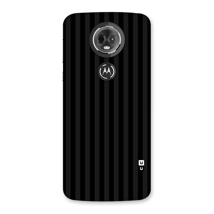 Pleasing Dark Stripes Back Case for Moto E5 Plus
