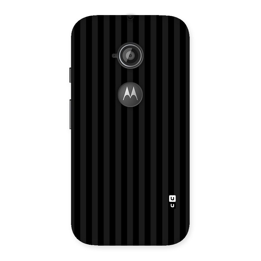 Pleasing Dark Stripes Back Case for Moto E 2nd Gen