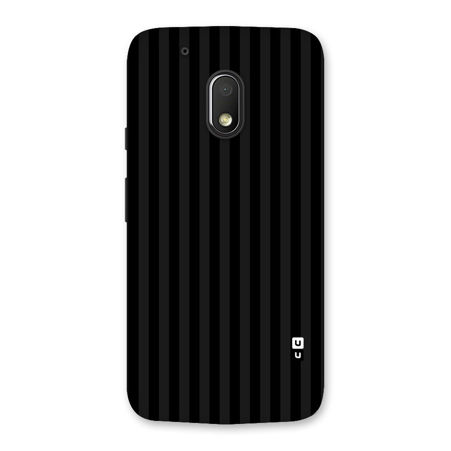 Pleasing Dark Stripes Back Case for Moto G4 Play